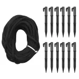 karácsonyfa cövekkel 732 hideg fehér LED-del 500 cm