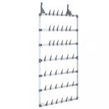 ezüst akasztós cipőtartó 66 x 13 x 139 cm