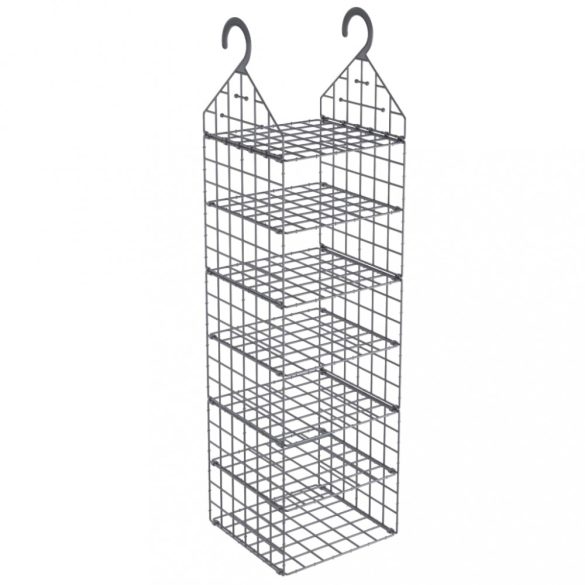 akasztós szekrényelrendező 7 polccal