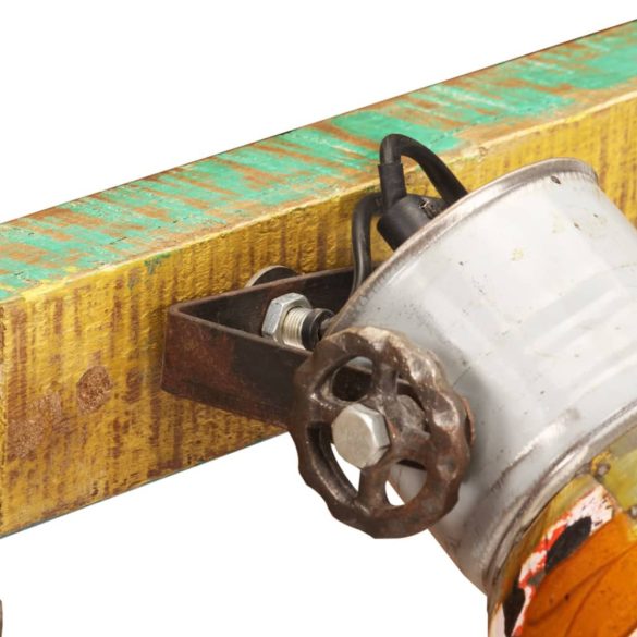 többszínű ipari falilámpa 90 x 25 cm E27