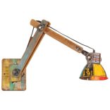 ipari stílusú többszínű kerek falilámpa E27