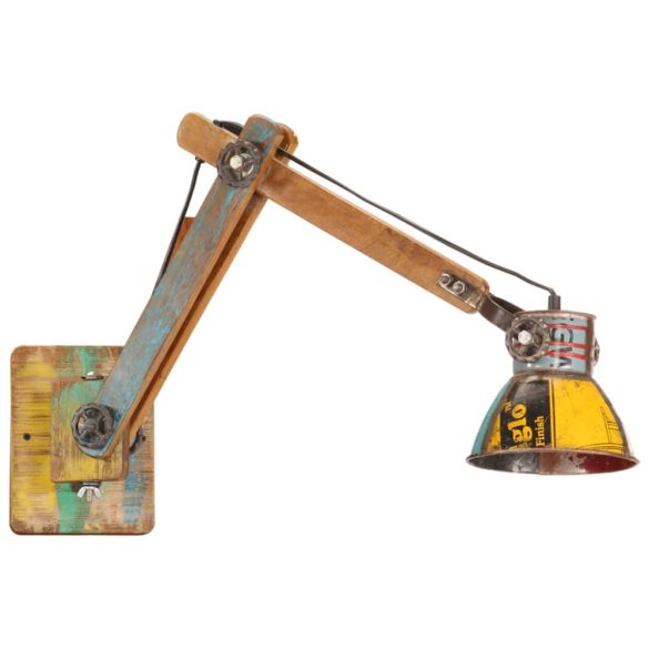 ipari stílusú többszínű kerek falilámpa E27