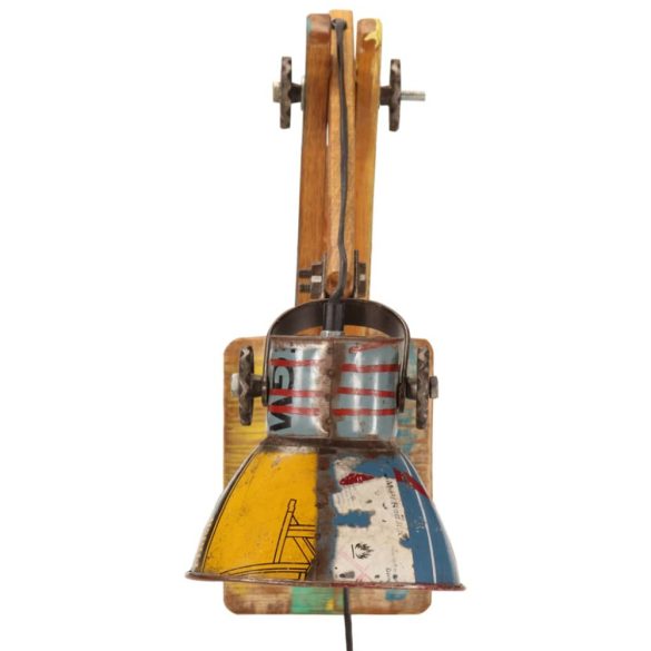 ipari stílusú többszínű kerek falilámpa E27