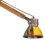 ipari stílusú többszínű kerek falilámpa E27