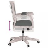 sötétszürke szövet forgó irodaszék