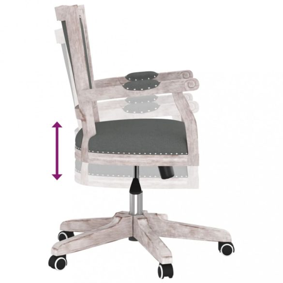 sötétszürke szövet forgó irodaszék