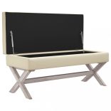 vászon tárolóülőke 110 x 45 x 49 cm