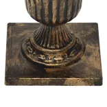 fehér PVC kivilágított kacskaringós karácsonyfa kaspóval 120 cm