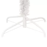 fehér PVC kivilágított állványos kacskaringós karácsonyfa 150cm