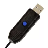 fehér PVC kivilágított állványos kacskaringós karácsonyfa 150cm