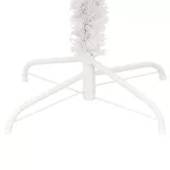 fehér PVC kivilágított állványos kacskaringós karácsonyfa 180cm