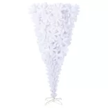 fehér fordított műkarácsonyfa állvánnyal 240 cm