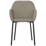 2 db világosszürke bársony étkezőszék