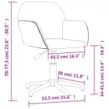 krémszínű szövet forgó irodaszék
