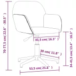 sötétzöld szövet forgó irodaszék