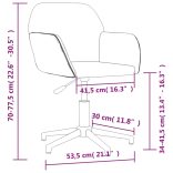 világossárga szövet forgó irodaszék
