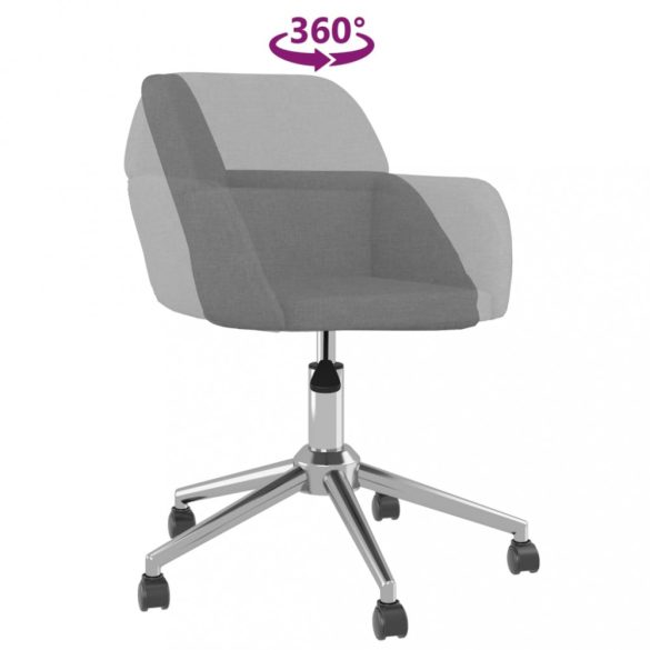 világosszürke szövet forgó irodaszék