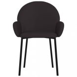 2 db fekete műbőr étkezőszék