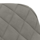 2 db világosszürke bársony étkezőszék