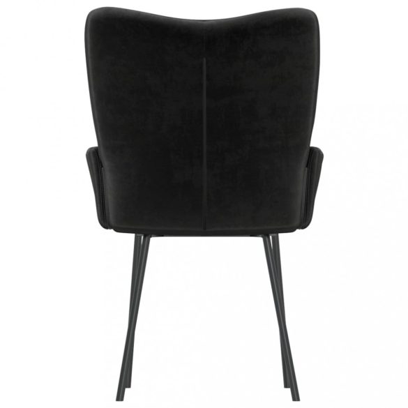 2 db fekete bársony étkezőszék
