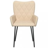 2 db krémszínű szövet étkezőszék