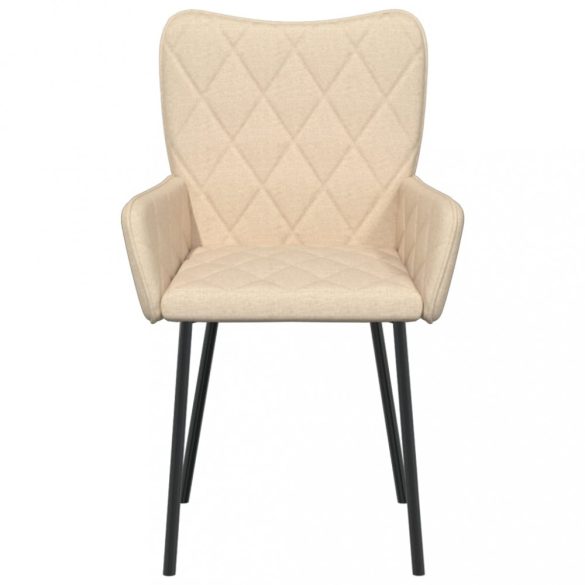 2 db krémszínű szövet étkezőszék