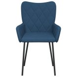 2 db kék szövet étkezőszék