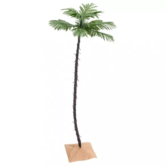 LED-es pálmafa 96 meleg fehér LED-del 180 cm