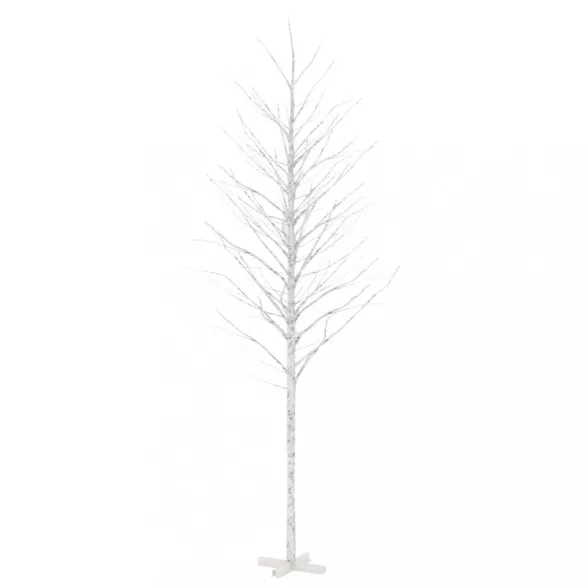 fehér LED-es nyírfa 672 meleg fehér LED-del 400 cm