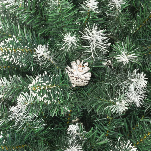 PVC műkarácsonyfa állvánnyal 120 cm