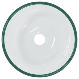 átlátszó edzett üveg mosdókagyló 30x12 cm