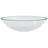 átlátszó üveg mosdókagyló 50 x 37 x 14 cm