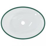 átlátszó üveg mosdókagyló 50 x 37 x 14 cm