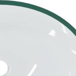 átlátszó üveg mosdókagyló 50 x 37 x 14 cm