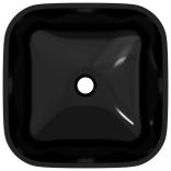 fehér üveg mosdókagyló 42x42x14 cm