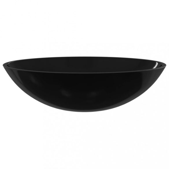 fehér üveg fekete 50 x 37 x 14 cm