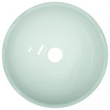 fehér edzett üveg mosdókagyló 30 x 12 cm