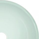 fehér edzett üveg mosdókagyló 30 x 12 cm