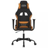 fekete és narancssárga szövet masszázs játékszék