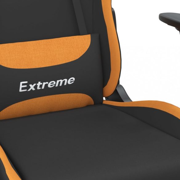 fekete és narancssárga szövet masszázs játékszék