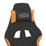 fekete és narancssárga szövet masszázs játékszék