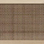 fehér fenyőfa és természetes rattan TV-szekrény 105x30x40 cm