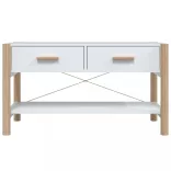 fehér szerelt fa TV-szekrény 82x38x45 cm