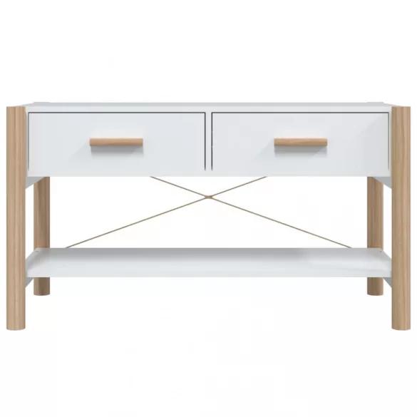 fehér szerelt fa TV-szekrény 82x38x45 cm