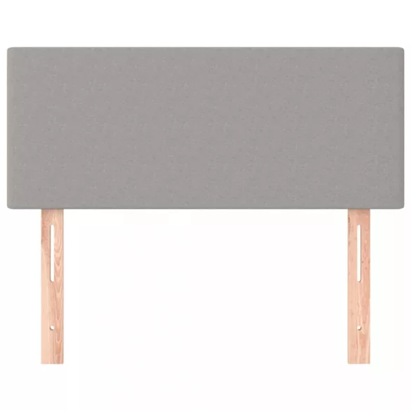 világosszürke szövet fejtámla 90x5x78/88 cm