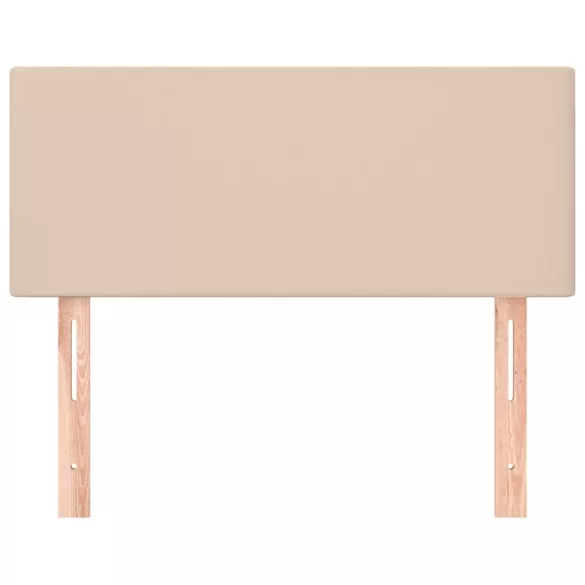 cappuccino színű műbőr fejtámla 90x5x78/88 cm