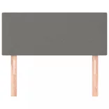 sötétszürke szövet fejtámla 100x5x78/88 cm