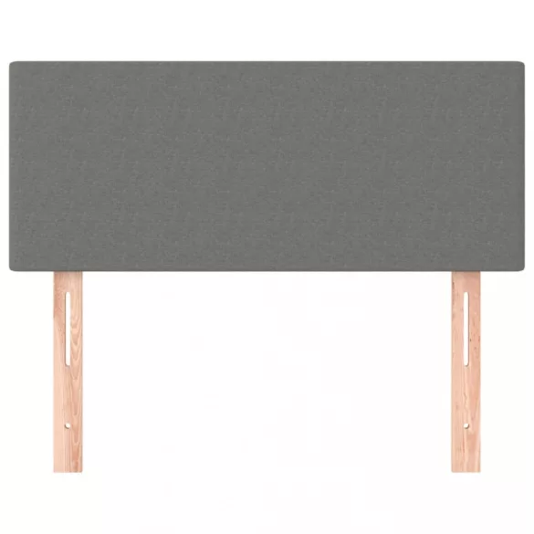 sötétszürke szövet fejtámla 100x5x78/88 cm