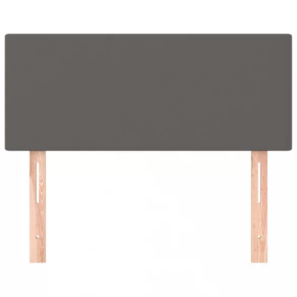 szürke műbőr fejtámla 100x5x78/88 cm