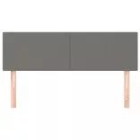 2 db sötétszürke szövet fejtámla 72 x 5 x 78/88 cm